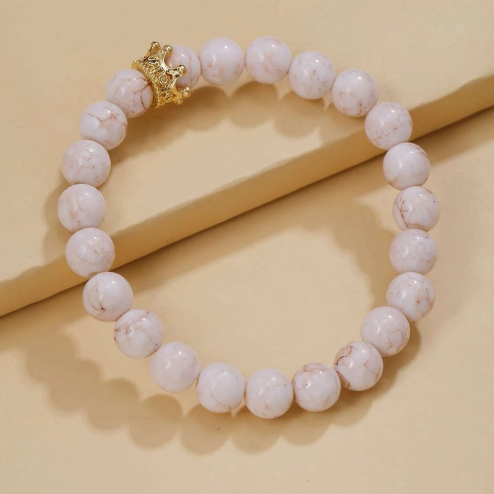 Bracelets 1pc Beaded white casual Jewelry New